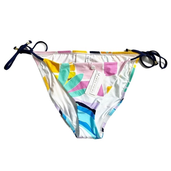 ✨NEW!✨ TRINA TURK Mosaic Sunrise Side Tie Bikini Bottom - Size 12 - Picture 4 of 11